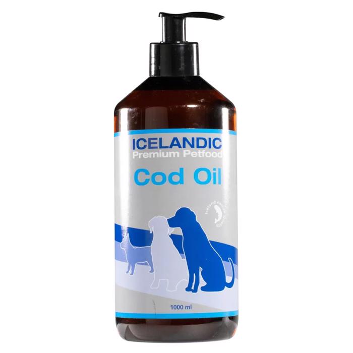Icelandic Premium Cod Oil Super Kvalitet Torskolja För Husdjur