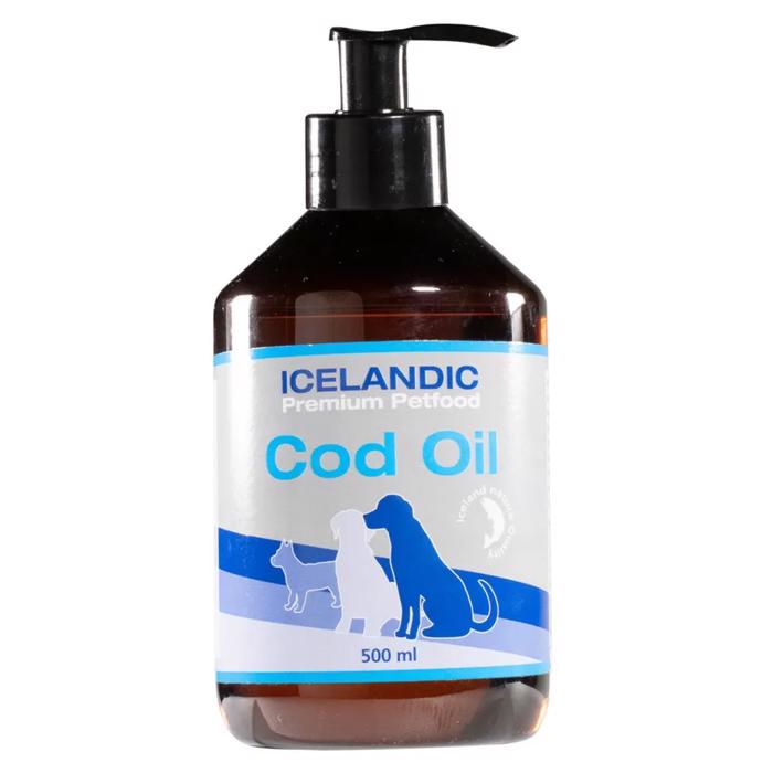 Icelandic Premium Cod Oil Super Kvalitet Torskolja För Husdjur