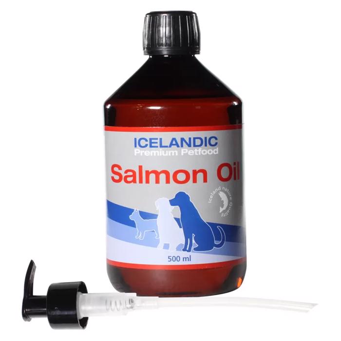 Icelandic Premium Salmon Oil Super Kvalitet Lakseolie För Husdjur