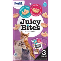 Inaba Churu Juicy Bites Juicy Cats Treats Shrimp & Seafood 3pack