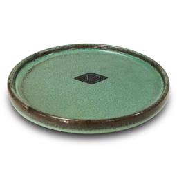 D&D Hundskål Keramisk Design Jaspis Trendig Grön Flat