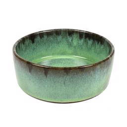 D&D Hundskål Keramik Design Jasper Trendy Green