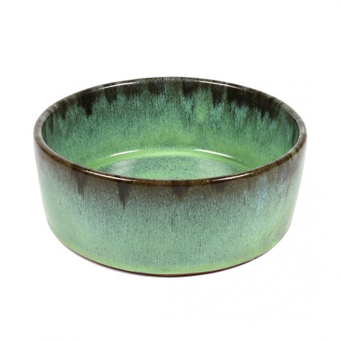 D&D Hundskål Keramik Design Jasper Trendy Green