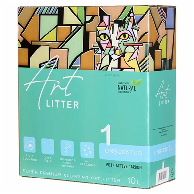 Art Litter 1 Super Premium Klumpande Kattsand Unscented 10L