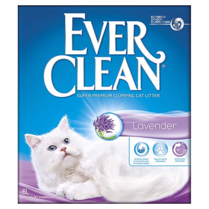Ever Clean kattsand med doft av lavendel 6L