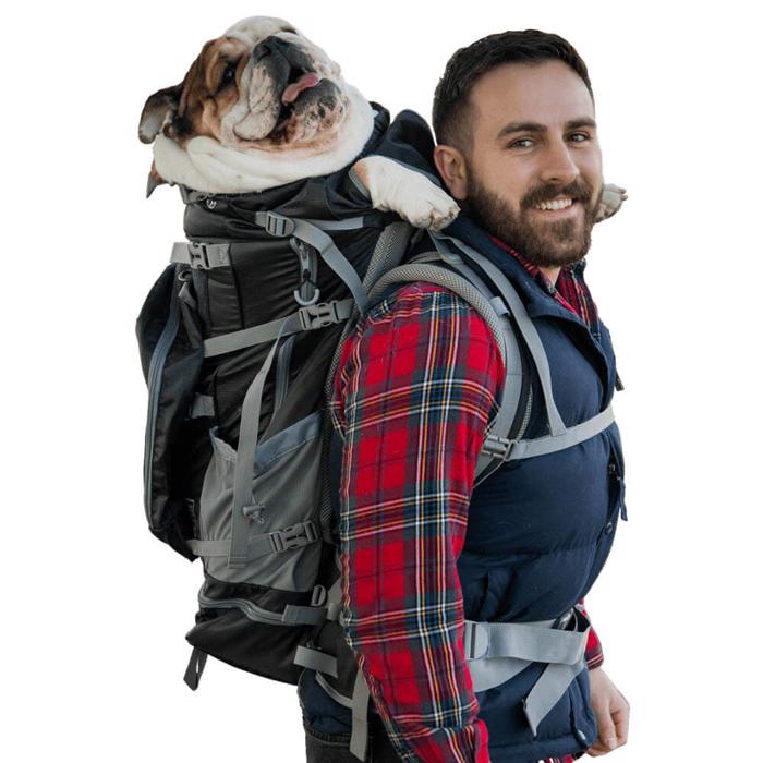 K9 Sport Sack Model Kolossus Big Dog Carrier Svart