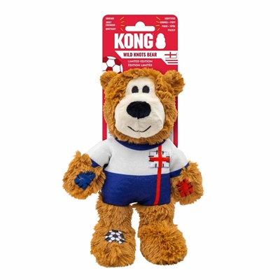 Kong Wild Knots Hundgosedjur World Cup England LIMITED EDITION
