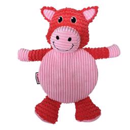 KONG Low Stuff Crackle Tummiez Pig Flat Belly Dog Fun 
