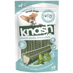 Knash Dental Paste Chew Stick Tandborste Snack Mint SMALL