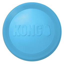 KONG Flyer Frisbee för valpen och den lilla hunden i ljusblått