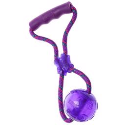 KONG Squeez Ball med handtag i flera färger