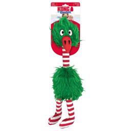 Kong Holiday Comfort Jumbo Bird Go Christmas med strutsgrönt