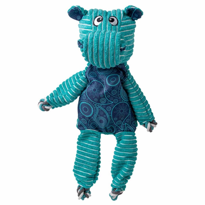 Kong Floppy Knots JUMBO Hippo XL Möt Flodhästen Henrik