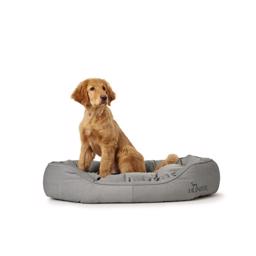 Hunter Lancaster Mjuk Oval Hundbädd Grå