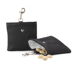 Läder Godisväska Deluxe I Stilren Design Utan Dekoration Svart