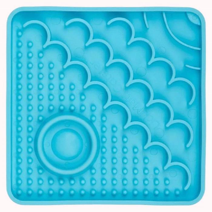 LickiMat CATSTER Silicone Activity Lick Mat Turkos