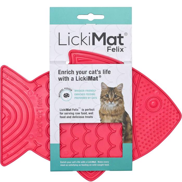 LickiMat CAT FELIX Silikonaktivitet Lick Mat Rosa