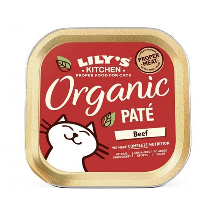 Lily\'s Kitchen Ekologisk Kattpaté Nötkött 85g