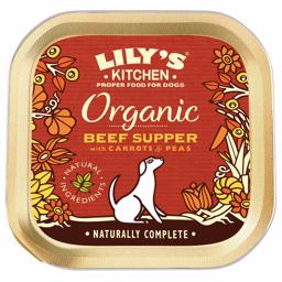 Lily's Kitchen Ekologiska nötköttssoppor våtfoder för vuxna hundar 150g