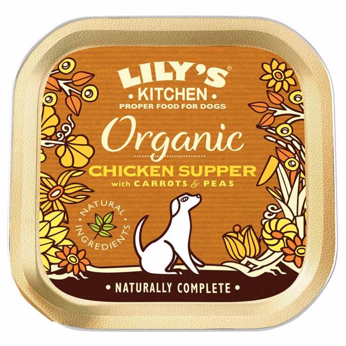 Lily\'s Kitchen Ekologiska Kycklingsoppor Våtfoder För Vuxna Hundar 150g