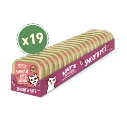 Lily's Kitchen Kitten Blötfoder Slät Paté För Kattungar Kyckling BULK KÖP 19 x 85g