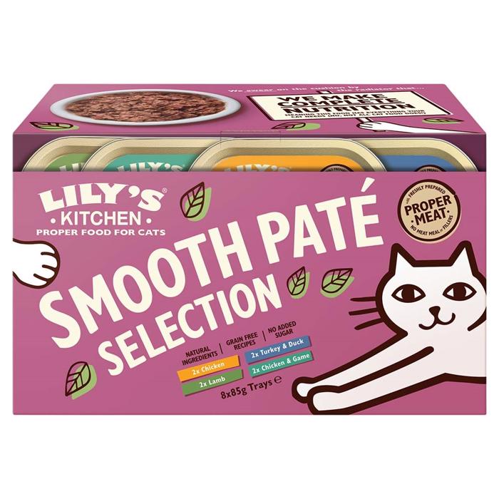 Lily\'s Kitchen Cat Våtfoder Smooth Paté Selection Mix Box 8x85g