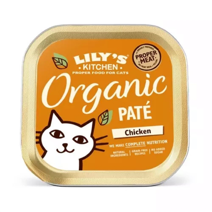 Lily\'s Kitchen Ekologisk Paté För Katter Kyckling 85g
