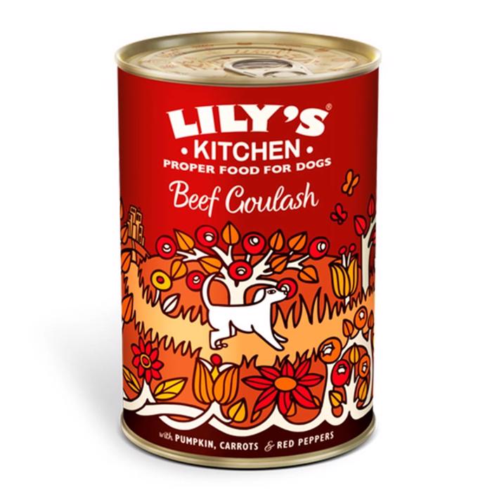 Lily\'s Kitchen Våtmat för vuxna hundar Nötkött Goulash 400g