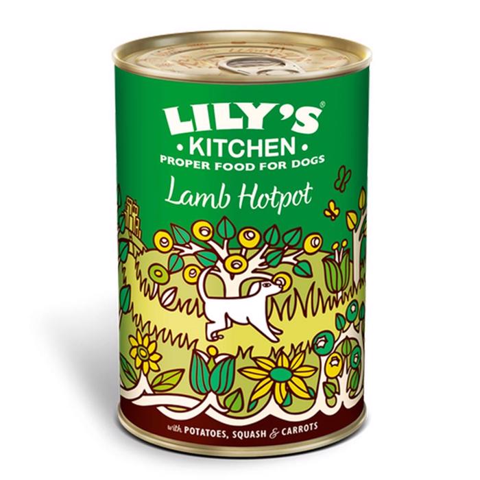 Lily\'s Kitchen våtfoder för vuxna hundar Lamm Hotpot 400g