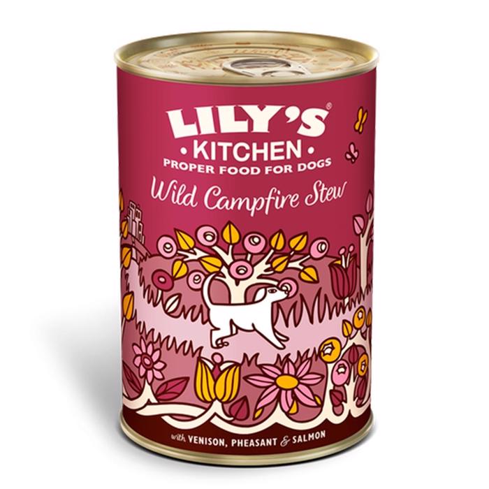 Lily\'s Kitchen Blötfoder För Vuxna Hundar Wild Campfire Stew 400g