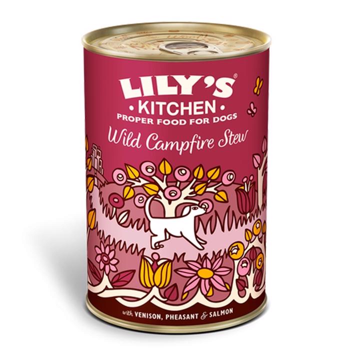 Lily\'s Kitchen Våtfoder För Vuxna Hundar Wild Campfire Stew 400g