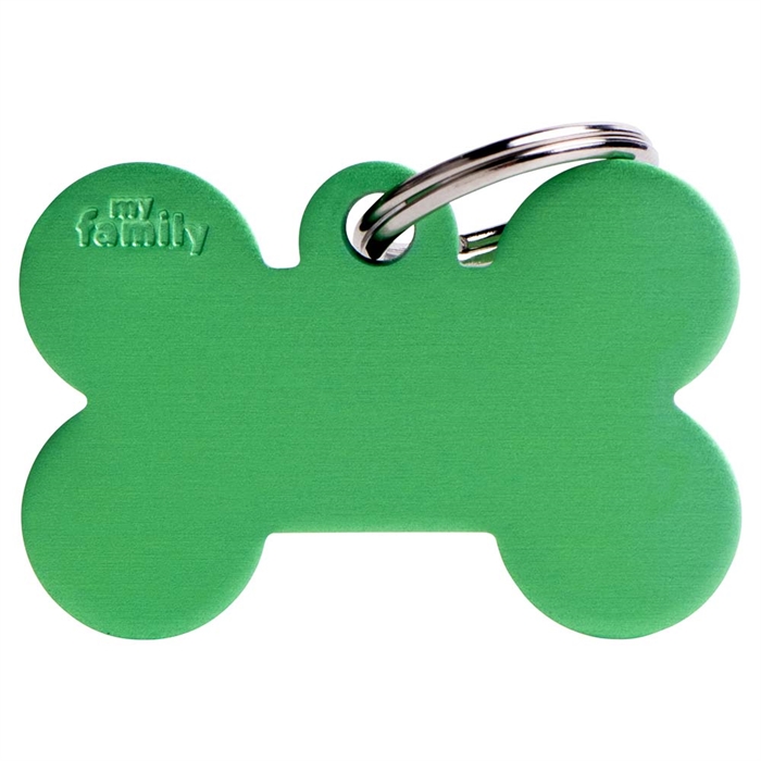 My Family Dog Sign Basic Flesh i grönt