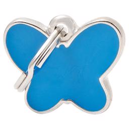 My Family Dog Sign Charms Butterfly Blue