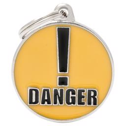 My Family Dog Sign Charms Danger