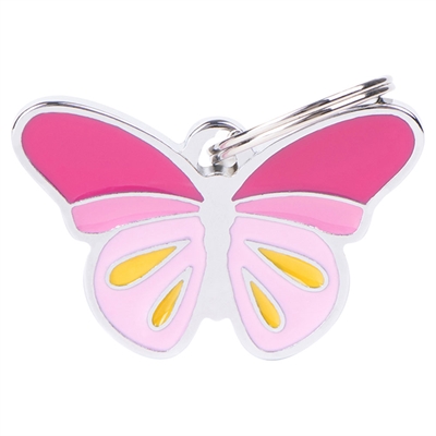 My Family Hundbricka med Fjäril