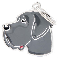 My Family Dog Tag med Great Dane Blue V2