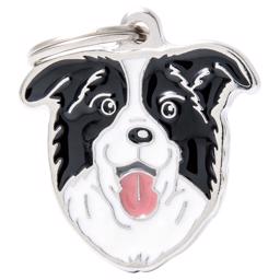 My Family Dog Tag med Border Collie