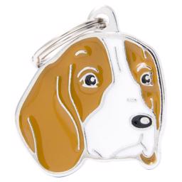 My Family Hundbricka Med Beagle