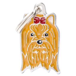 My Family Dog Tag med Yorkshire Terrier