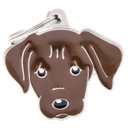 My Family Hundbricka Med Brun Labrador