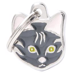My Family Cat Tag European Shorthair GRÅ