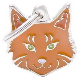 My Family Cat Tag Main Coon Red
