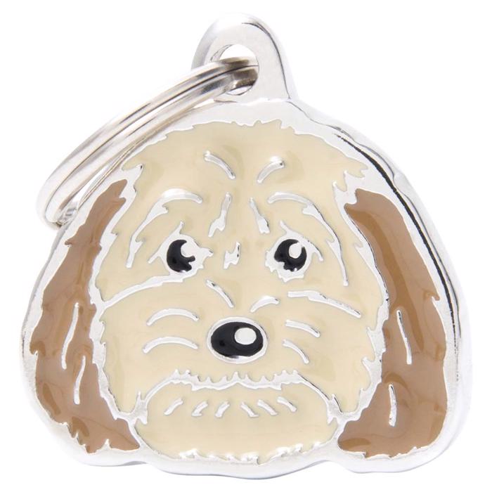 My Family Dog Tag med Cockapoo