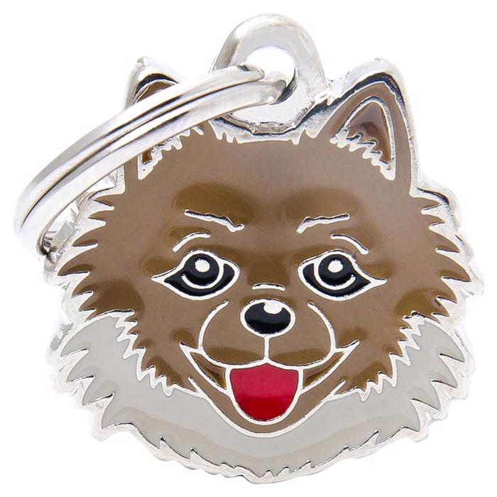 My Family Dog Tag med Pomeranian