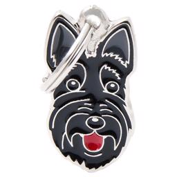 My Family Dog Tag med skotsk terrier