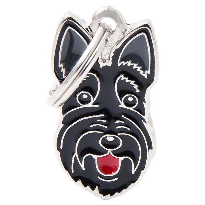 My Family Dog Tag med skotsk terrier