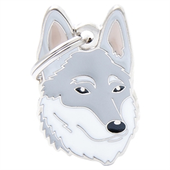 My Family Dog Tag med tjeckoslovakisk varghund