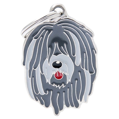 My Family Hundbricka med Bergamasco