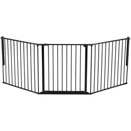DogSpace Max Large Väggmonterad Hundgrind Galler 70,5 cm SVART