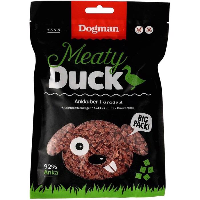 Dogman Meaty Cubes Duck Delikat Hundgodis Med Anka 300gram